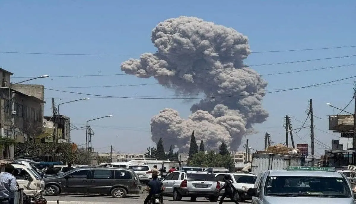 انفجار مهیب در حومه ادلب سوریه