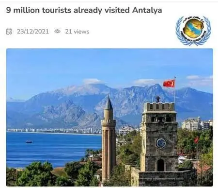 درآمد توریستی آنتالیا، ۲ برابر فروش نفت ایران!