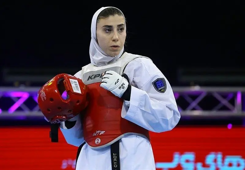 حذف غم‌انگیز پرچمدار کاروان ایران در مسابقه تکواندو

