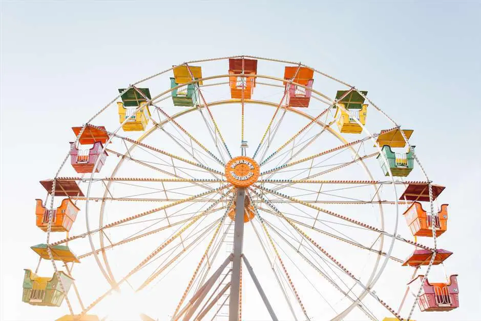 سقوط خطرناک چرخ و فلک در شهربازی +عکس