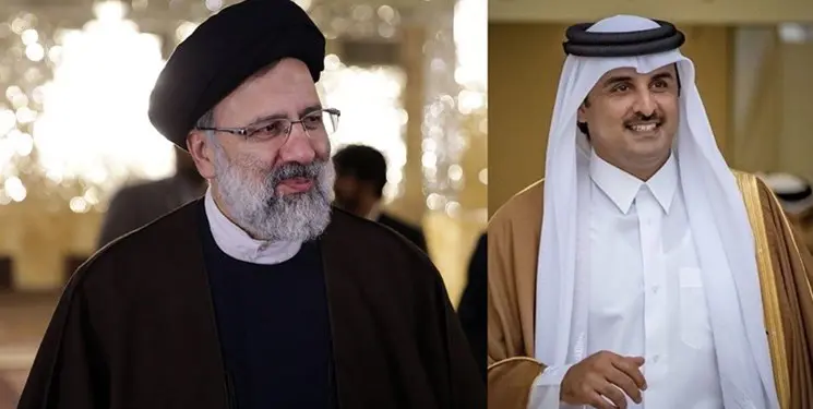 امیر قطر و رئیسی تلفنی گفتگو کردند