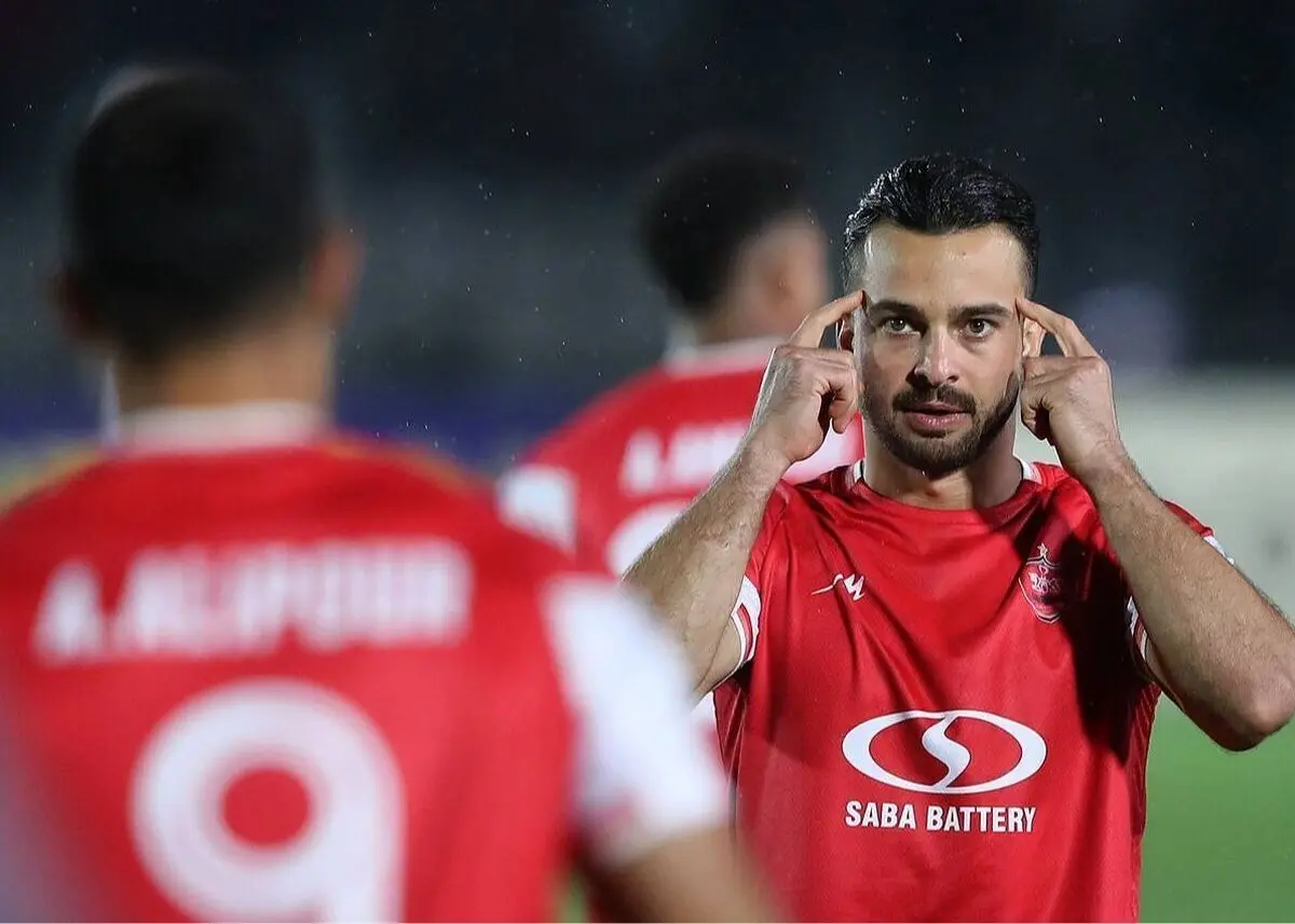 دیدار ستاره پرسپولیس با وریا غفوری+عکس