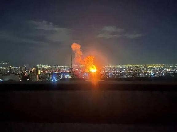  نور آبی پس از انفجارهای امشب برای چیست!؟+فیلم
