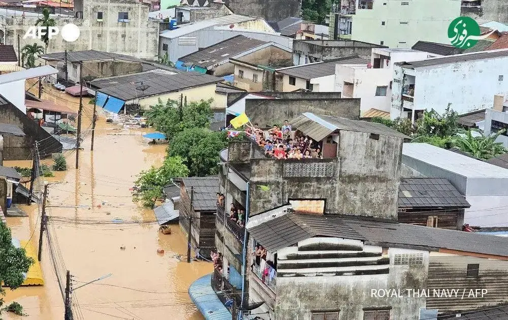 سیل وحشتناک در تایلند ۱۴۵ قربانی گرفت