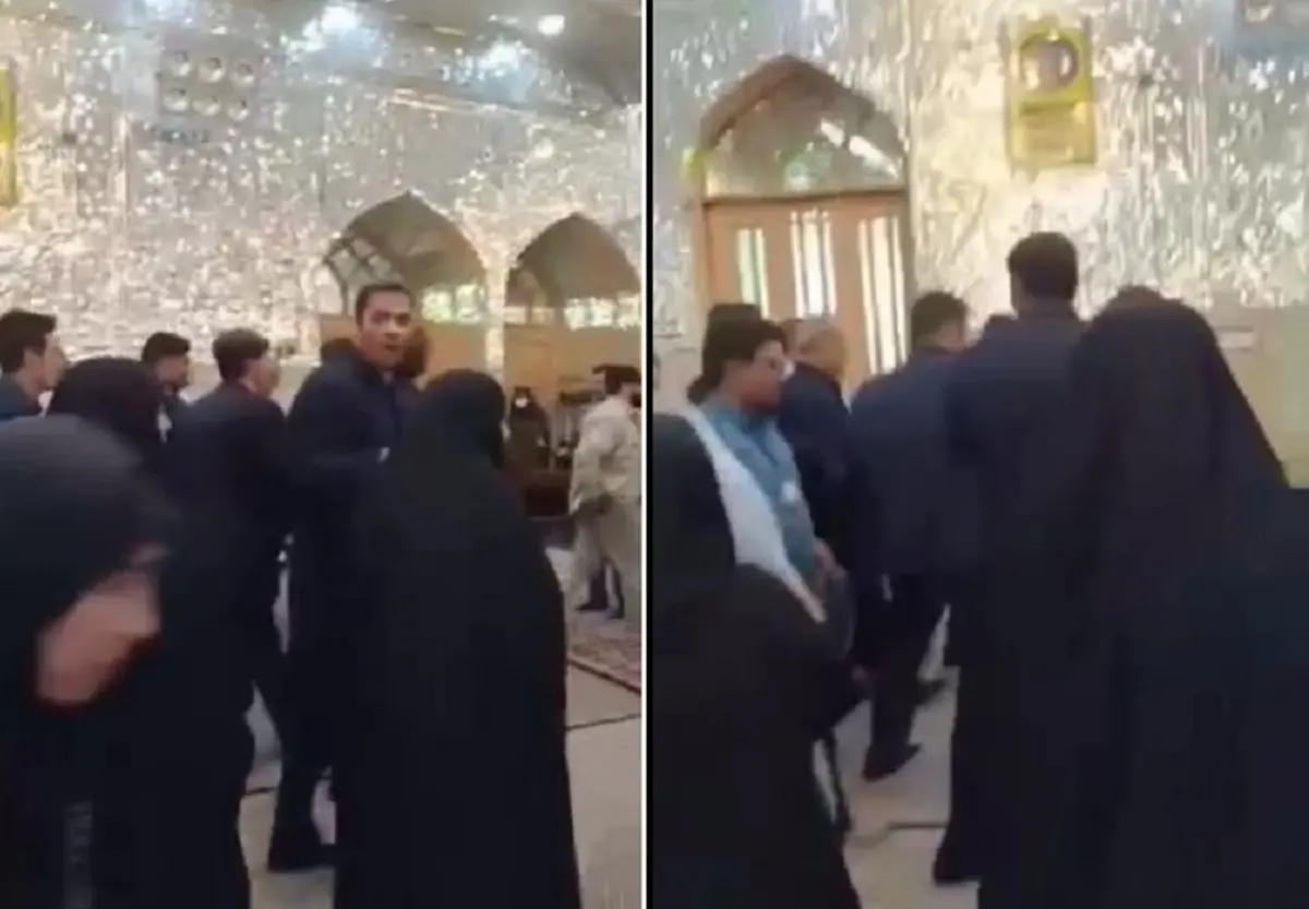  شعار مرگ بر روحانی ومرگ بر منافق علیه پزشکیان در شهرری / ویدئو
