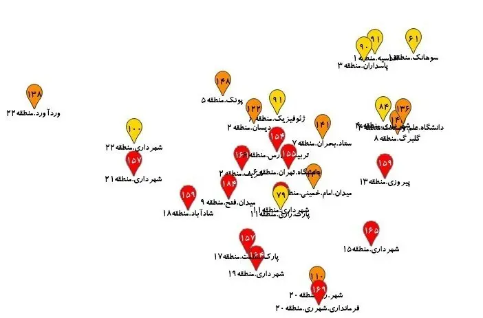 آلودگی هوای تهران