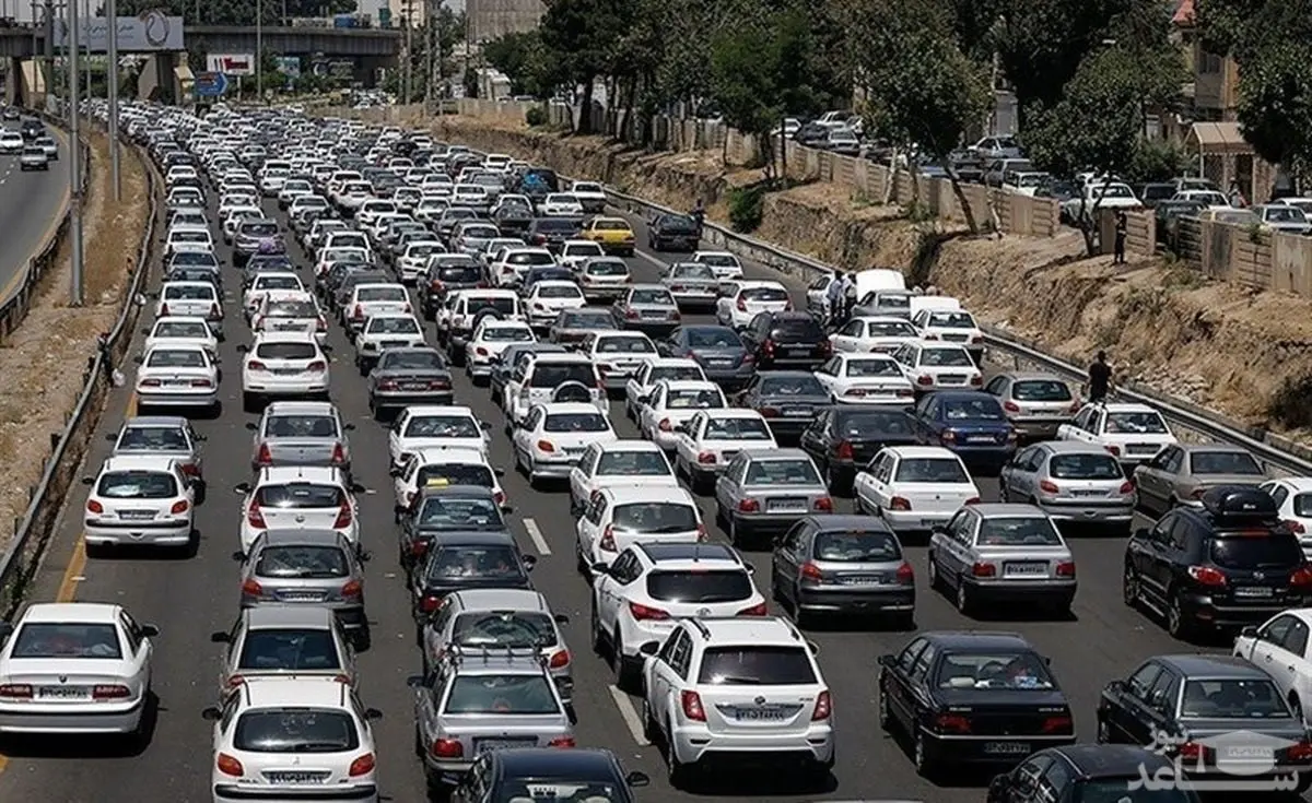 ترافیک وحشتناک در جاده‌های شمالی 