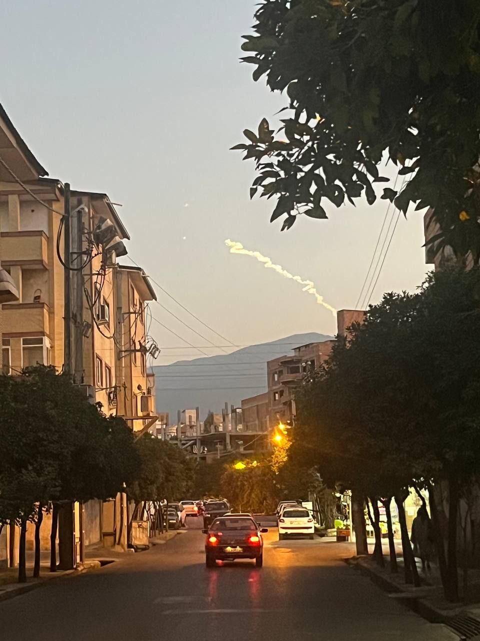 شلیک موشک ایرانی