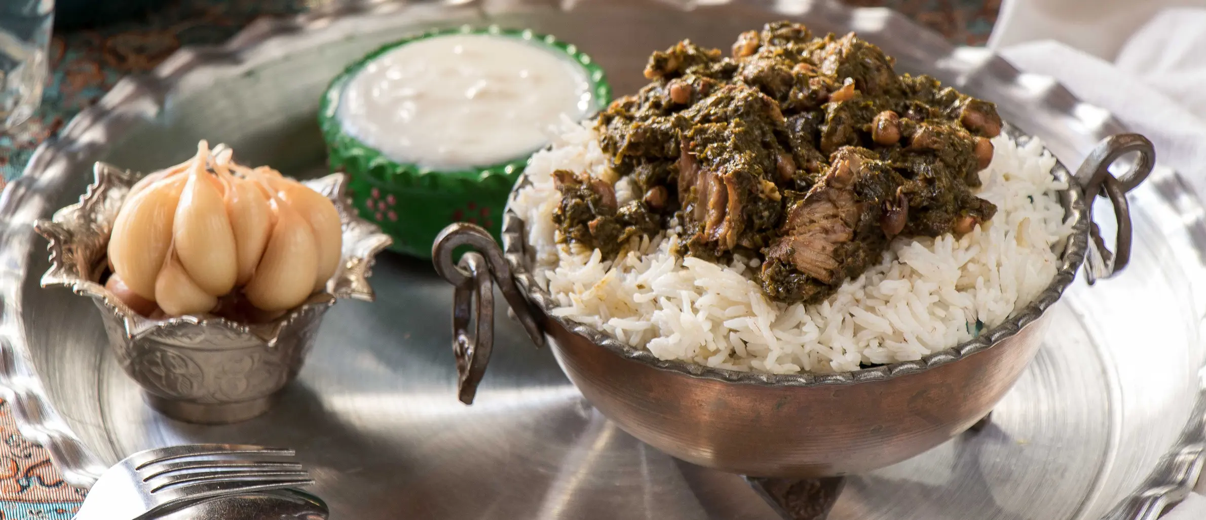 طرز تهیه قورمه سبزی در زمان قاجار
