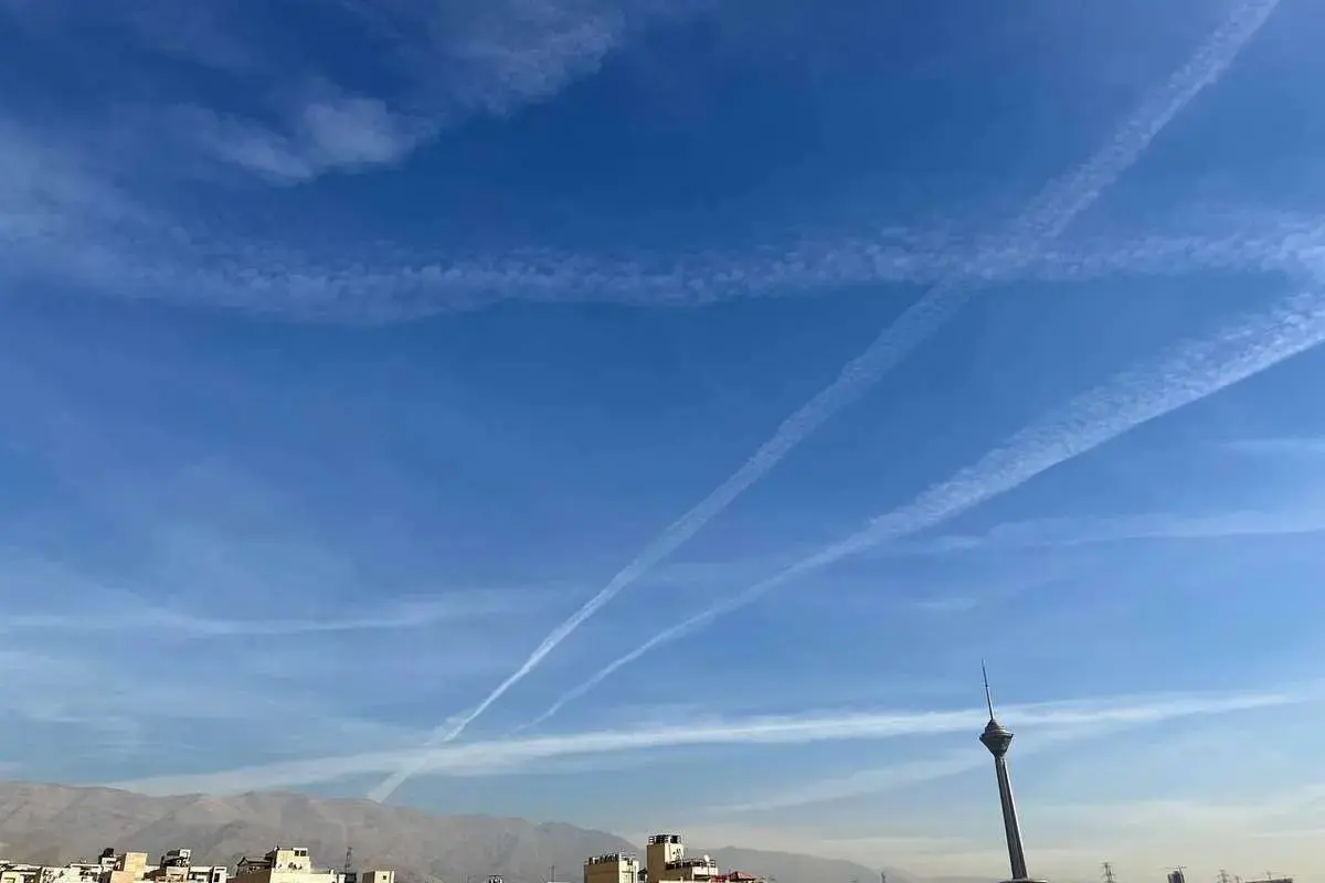  آزمایش‌های موشکی آسمان تهران