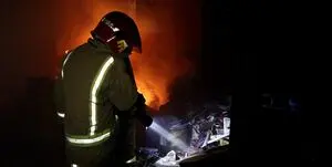 آتشسوزی در پاساژ تیراژه تهران +فیلم