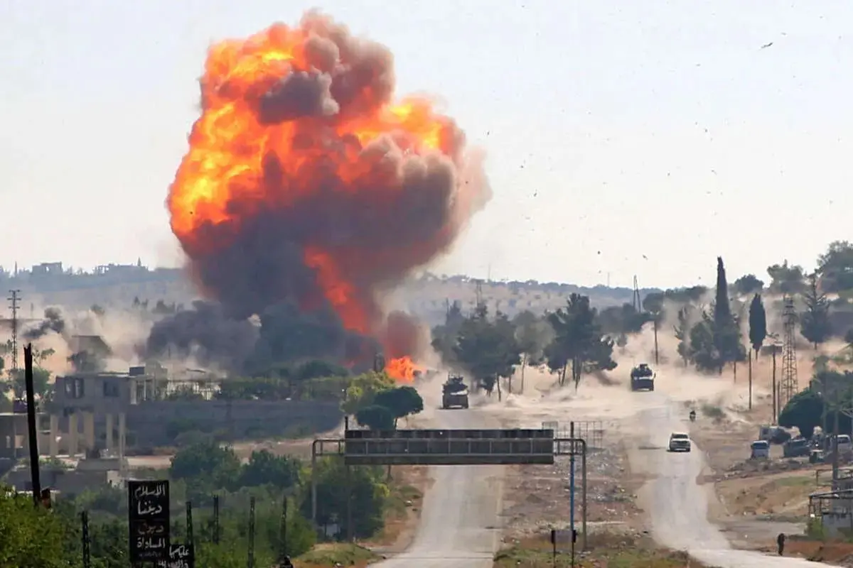 انفجار بزرگ نزدیک فرودگاه دمشق