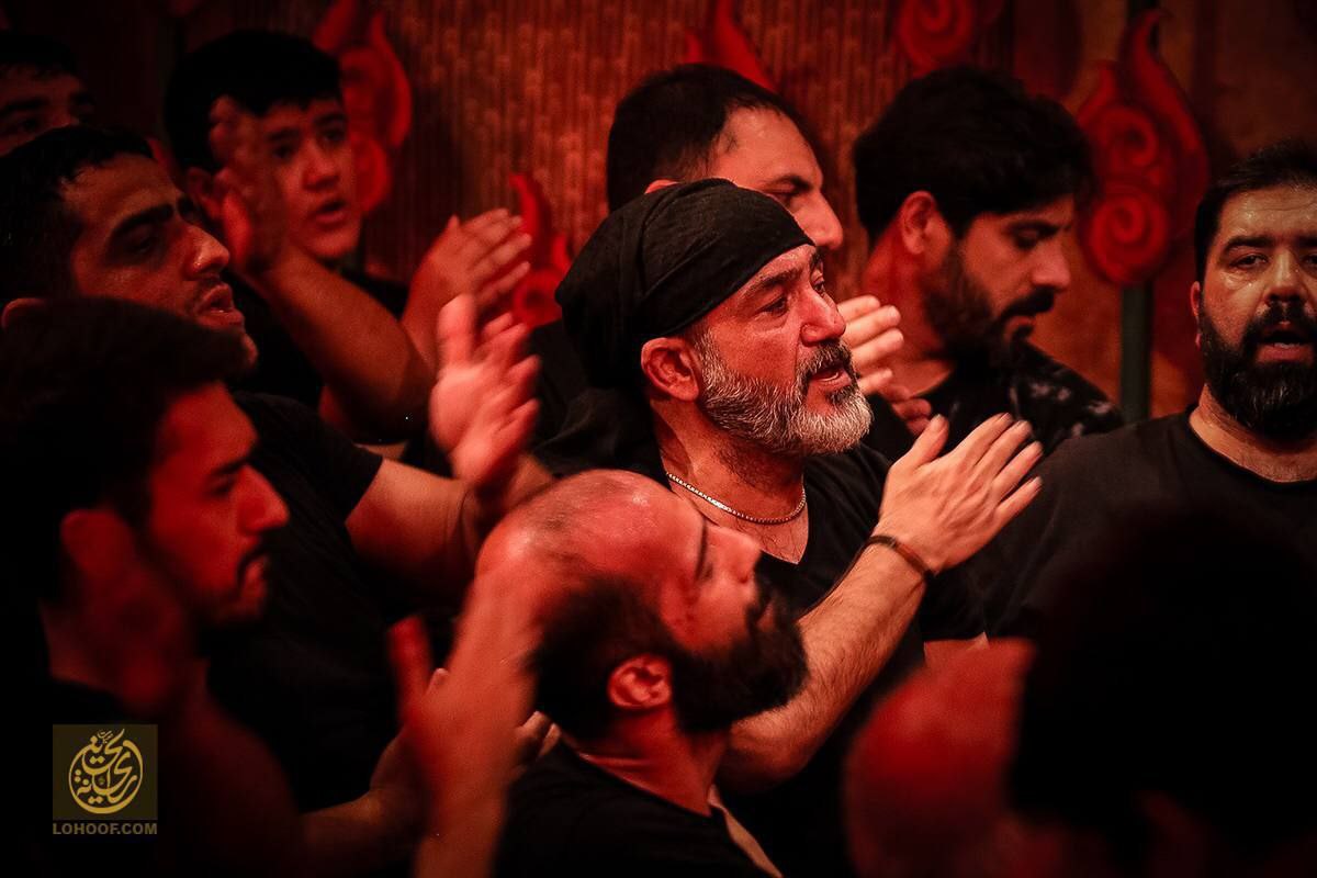 عزاداری مهران غفوریان با قالیباف در یک هیات+عکس
