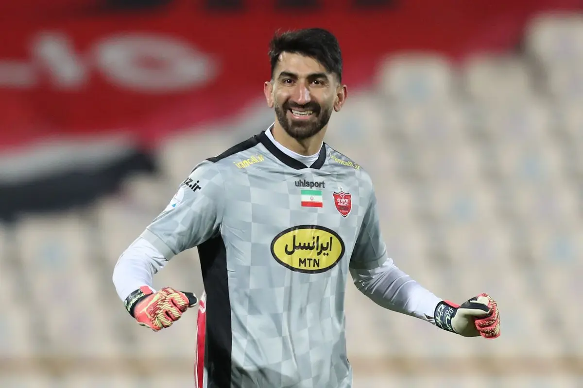 تشکر علیرضا بیرانوند از یک پرسپولیسی / عکس