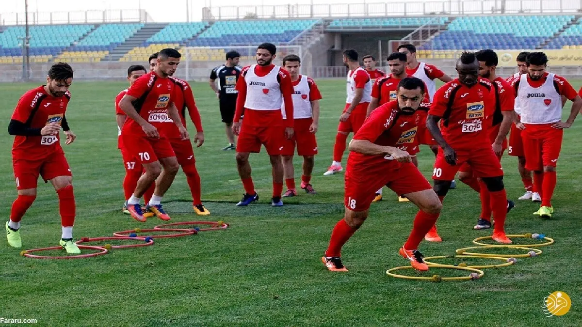 پرسپولیسی‌ها صاحب زمین تمرین شدند