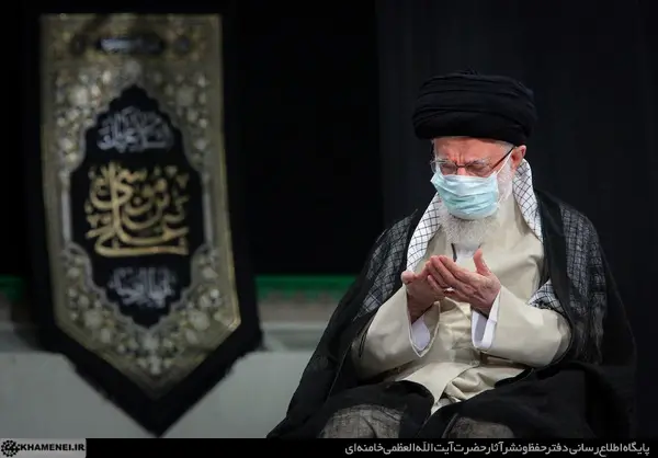 مراسم عزاداری شهادت حضرت امام رضا(ع) با حضور مقام معظم رهبری 