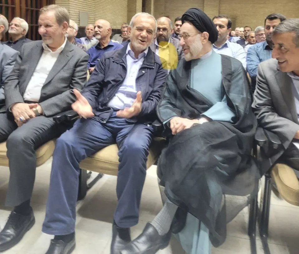 گقت وگوی سید محمد خاتمی با مسعود پزشکیان، خاتمی چه گفت؟  ویدئو