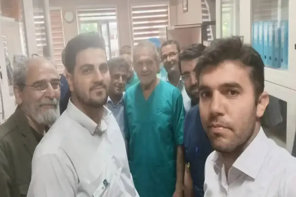پزشکیان در تبریز به اتاق عمل رفت  + تصاویر