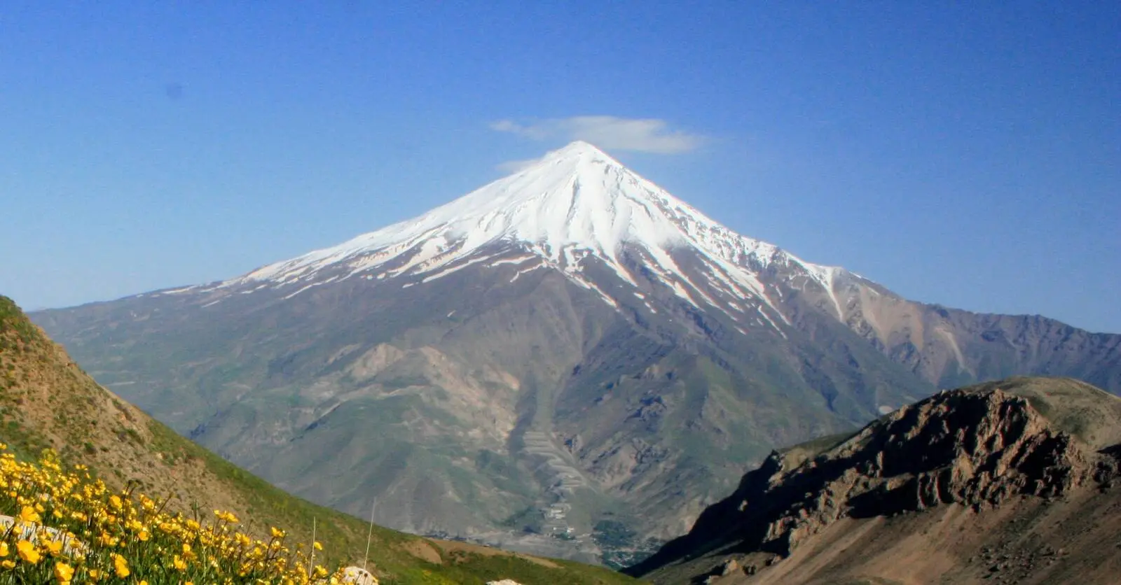 کوه دماوند تغییر چهره داد+عکس