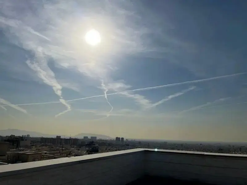  آزمایش‌های موشکی آسمان تهران