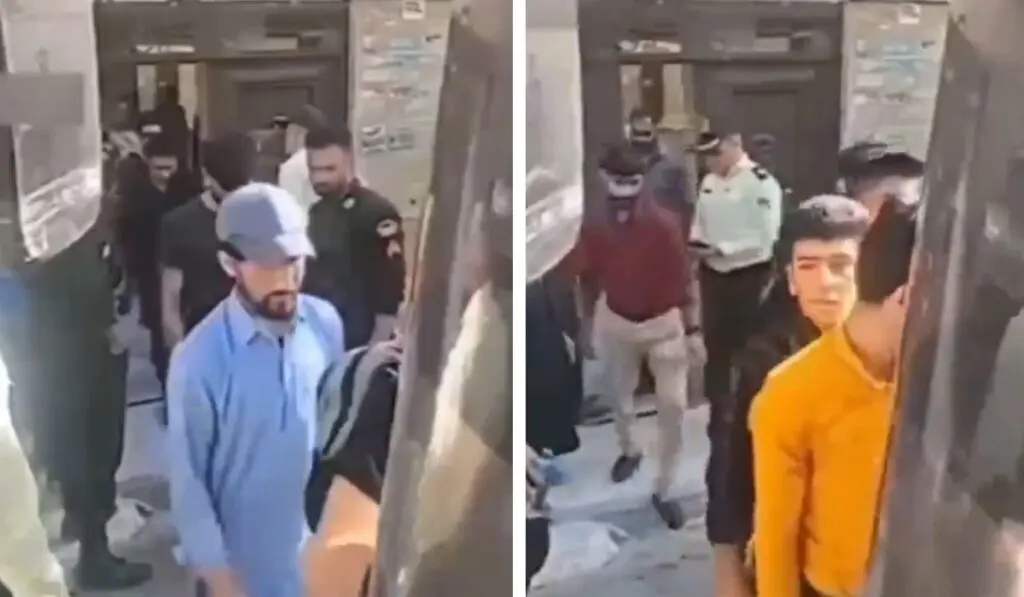 لحظه بازداشت ۷۰ تبعه افغانستانی از یک خانه نقلی در هاشم‌آباد +ویدئو

