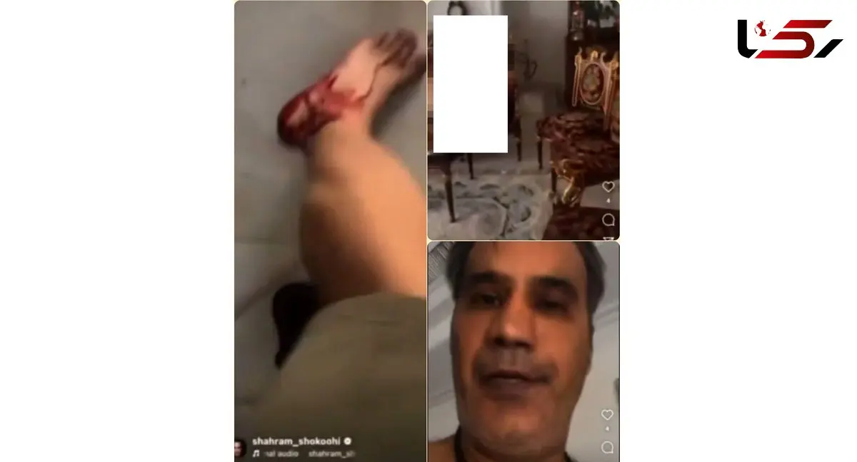 لحظات درگیری خونین خواننده سرشناس با همسرش

