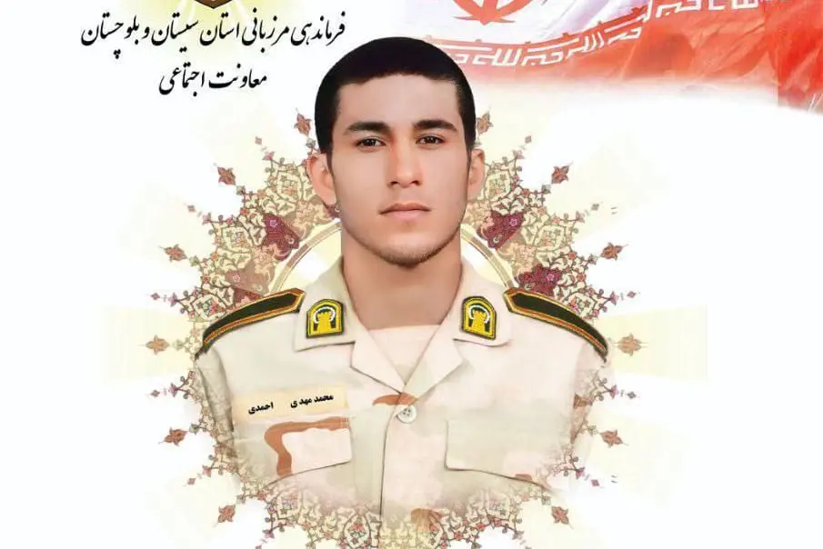 عکس| نیروی انتظامی شهادت یک مرزبان را تایید کرد