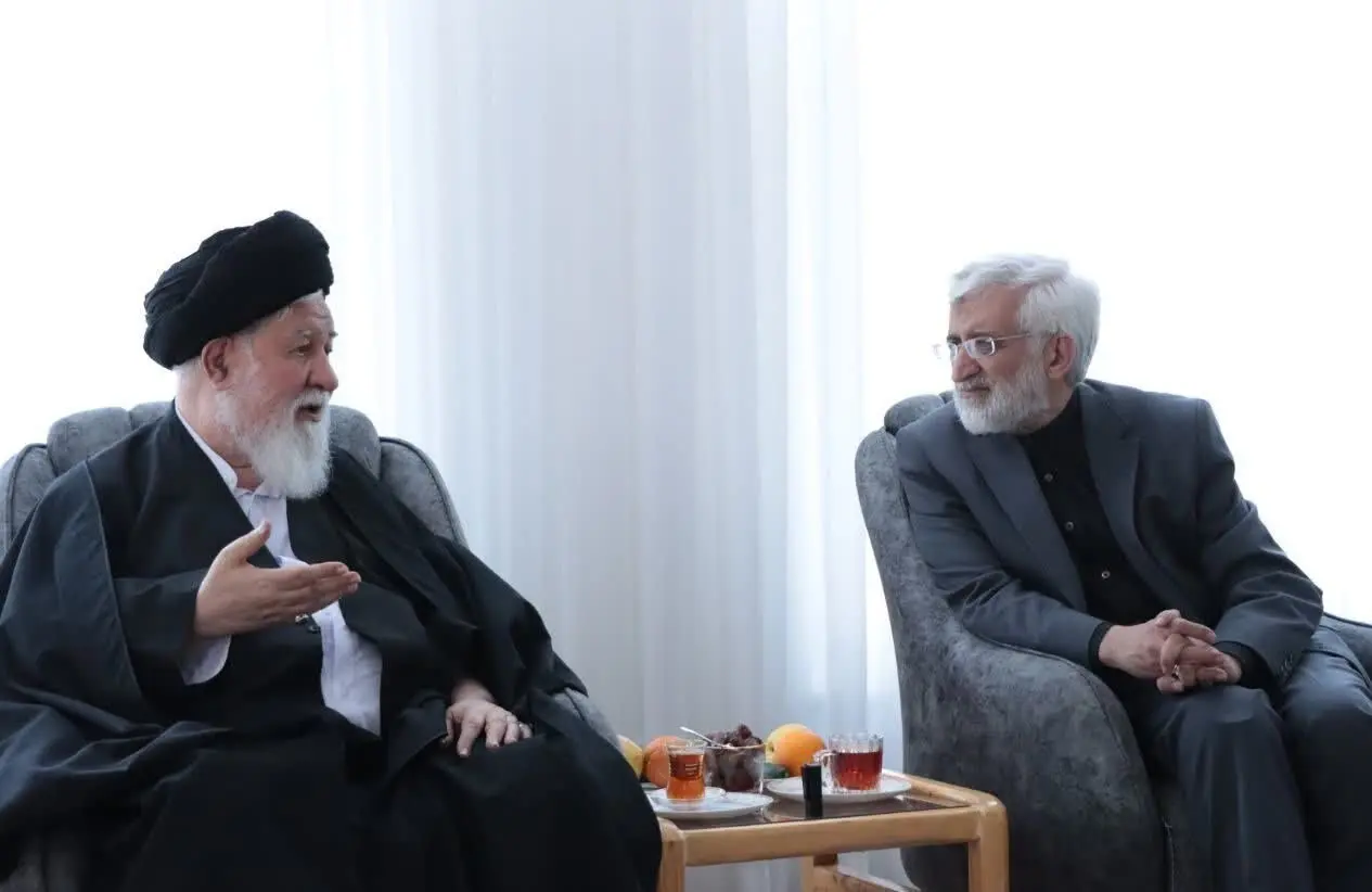 سعید جلیلی در منزل ابراهیم رئیسی؛ دیدار با علم الهدی +عکس 