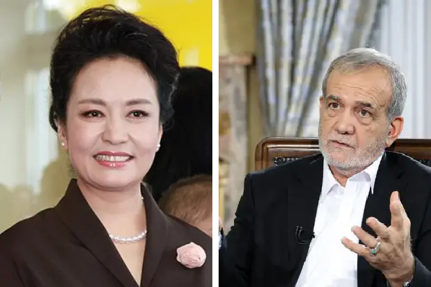 مسعود پزشکیان با همسر رئیس جمهور چین دست داد؟ + ویدیو

