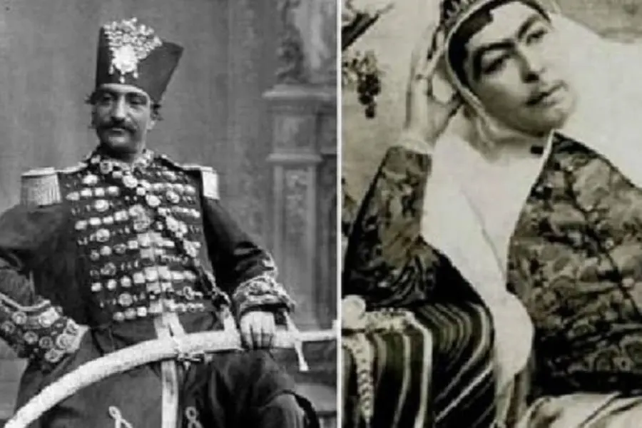تصویر دیدنی از همسر ناصرالدین‌‌شاه!

