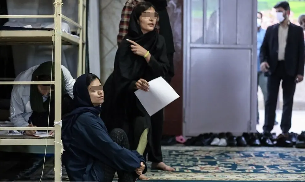 محل نگه‌داری زنان و دختران دستگیرشده در اعتراضات تهران + عکس