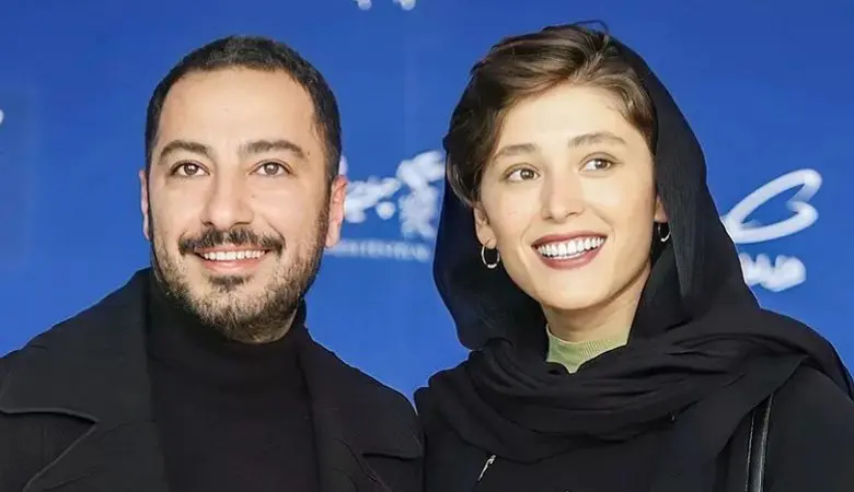 رونمای از تیپ جدید نوید محمدزاده و همسرش فرشته حسینی در تئاتر + عکس

