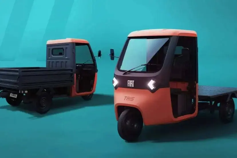 رونمایی از اولین خودرو سه‌چرخه برقی فیات +عکس