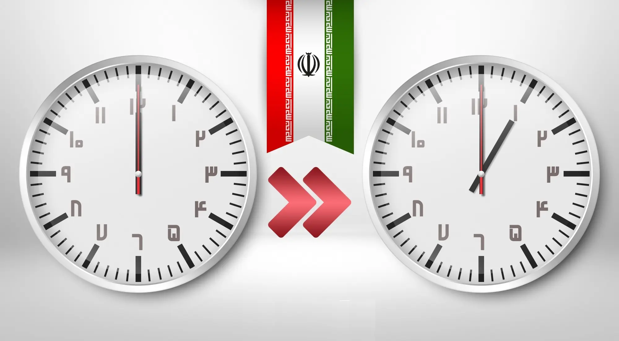 ساعت رسمی کشور را امشب تغییر ندهید