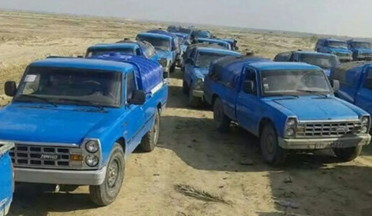 توقیف خودروهای حامل سوخت قاچاق در بندرعباس!