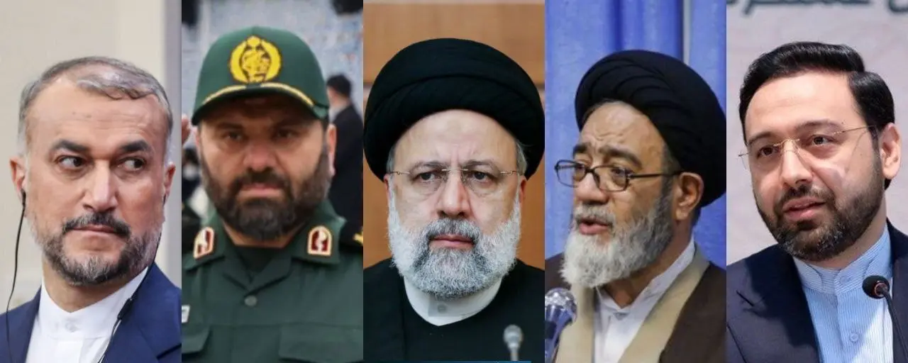  اسامی شهدای حادثه سقوط بالگرد رئیس جمهور +عکس
