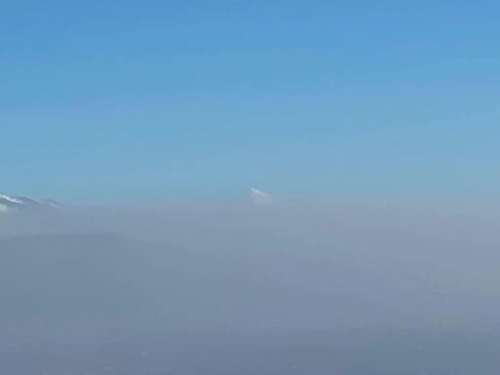 دماوند کاملا محو شد+عکس