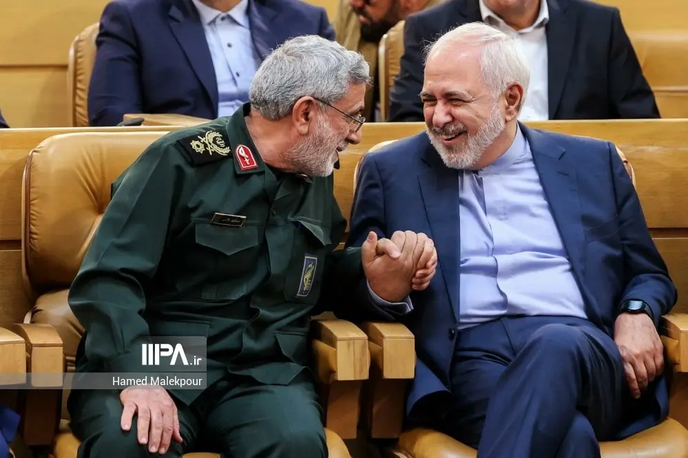 عکسی خاص از ظریف و سردار قاآنی که پُربازدید شد


