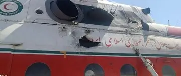 دلیل حادثه سقوط بالگرد هلال‌احمر اعلام شد 