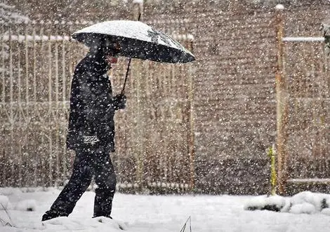 بارش شدید برف در البرز همه جا را سفیدپوش کرد +عکس