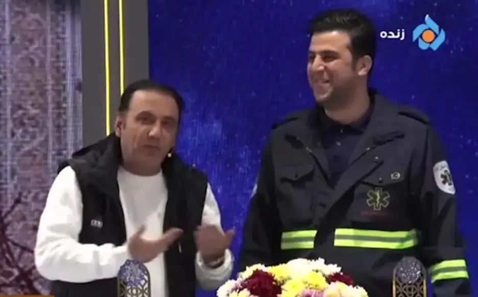شوخی عجیب مجری صداوسیما با مهمان: مادر من بهم گازوئیل داده
