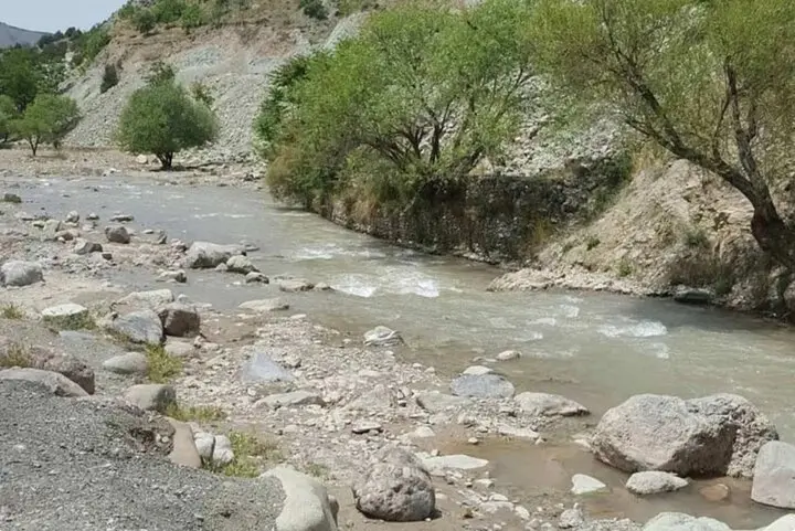رودخانه جاجرود کاملا خشک شد! +عکس