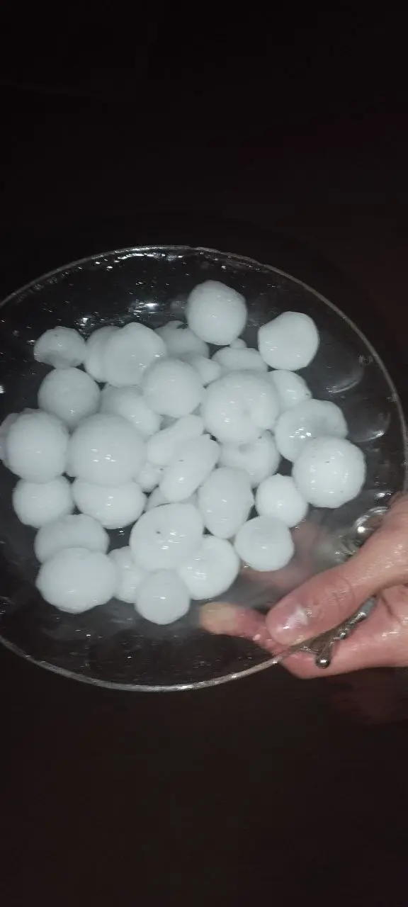  بارش شدید باران و تگرگ و جاری شدن سیلاب در مشهد
