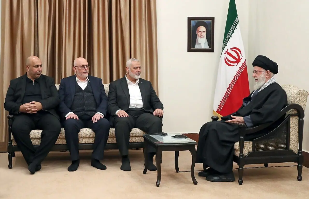دیدار اسماعیل هنیه با رهبر انقلاب
