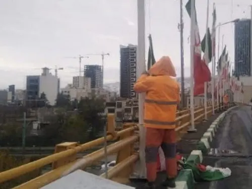 پاکبان مشهدی از سرمای شدید بیهوش شد
