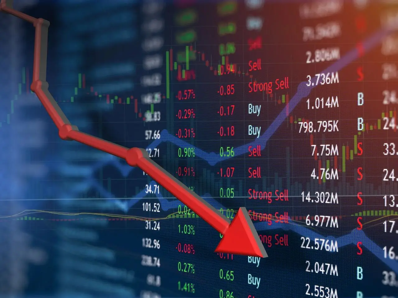 تن سهامداران لرزید / بورس دوباره ریزش کرد