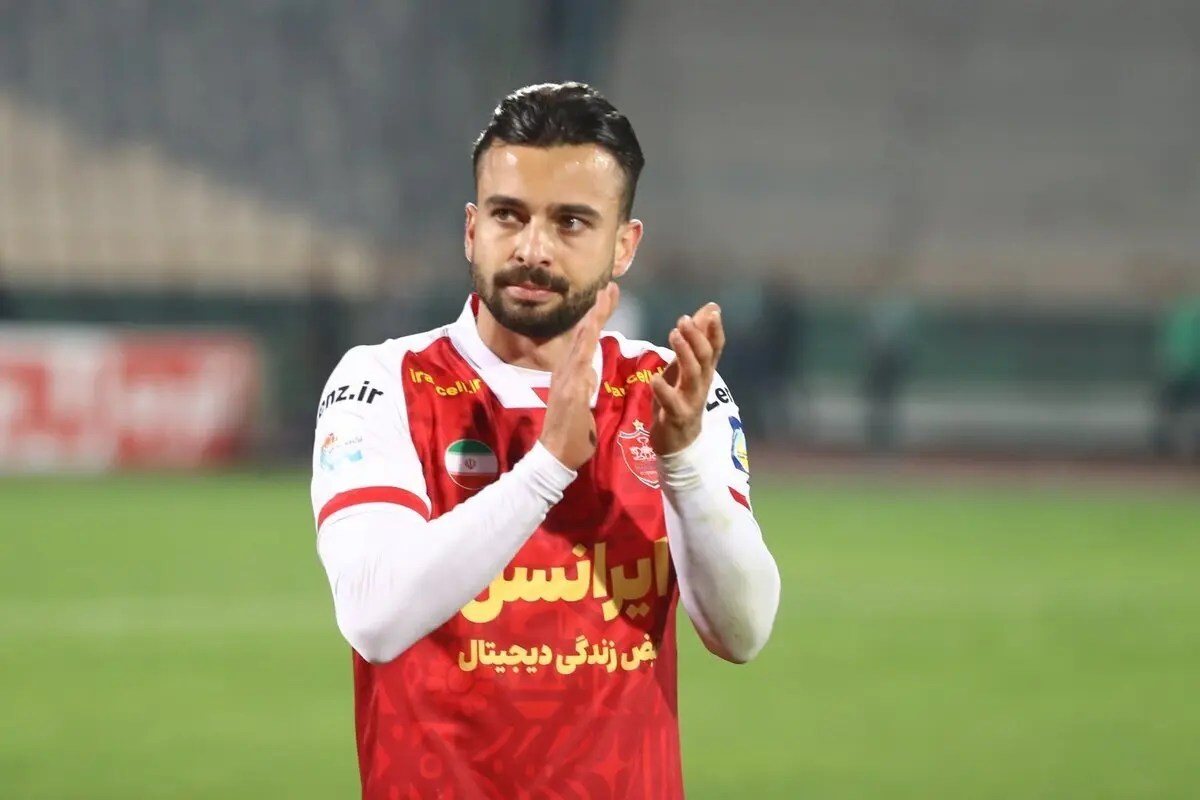 گل اول پرسپولیس به تراکتور توسط سروش رفیعی + فیلم