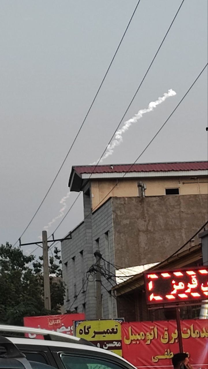 شلیک موشک ایرانی