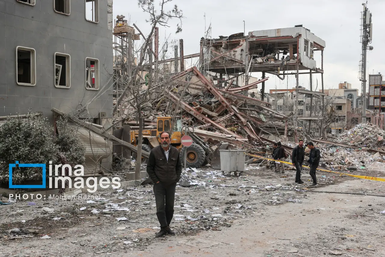 حمله اسراییل به ایران میدان نیلوفر تهران