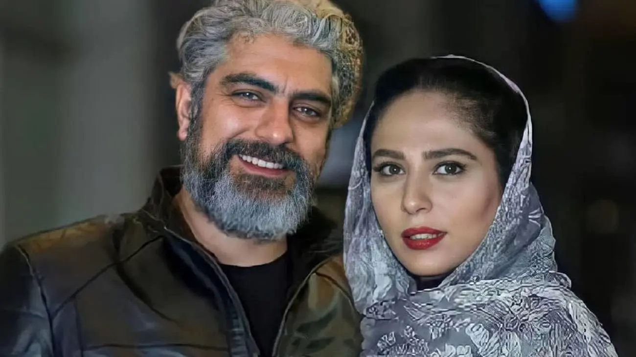 خوش گذرونی مهدی پاکدل و همسرش رعنا آزادی در کافه + عکس

